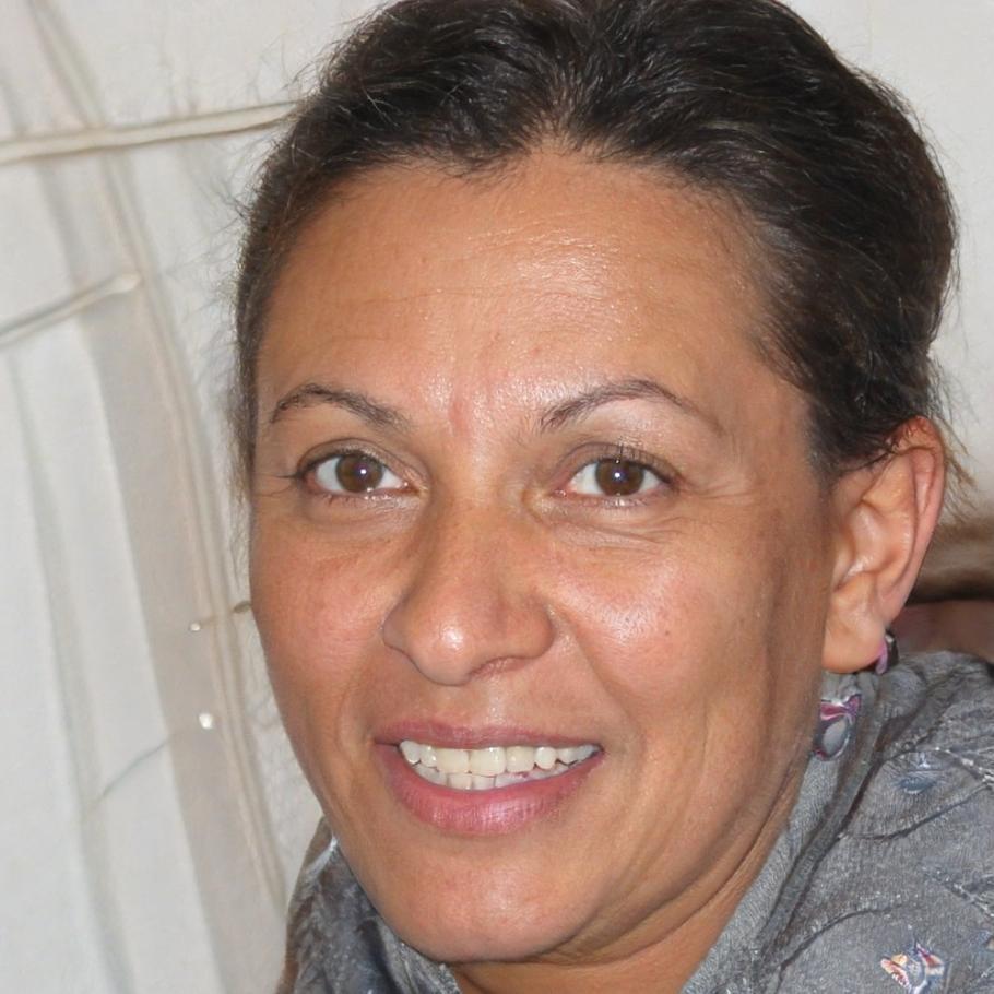 Kursleiterin Linnéa Björklund